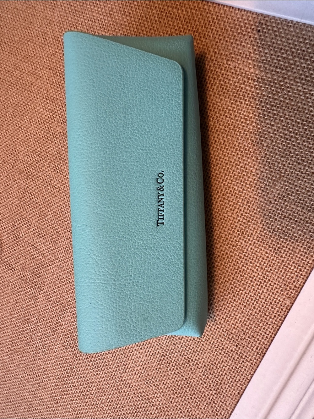 Tiffany & Co. Sunglasses case in Signature Blue-Green